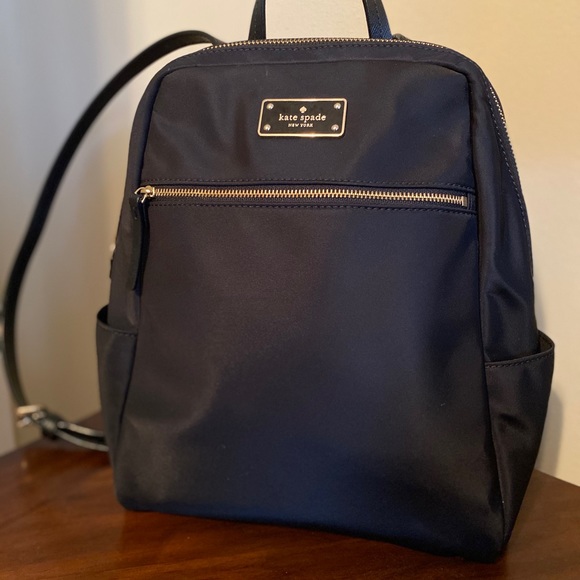 kate spade Handbags - Kate Spade Nylon black Backpack